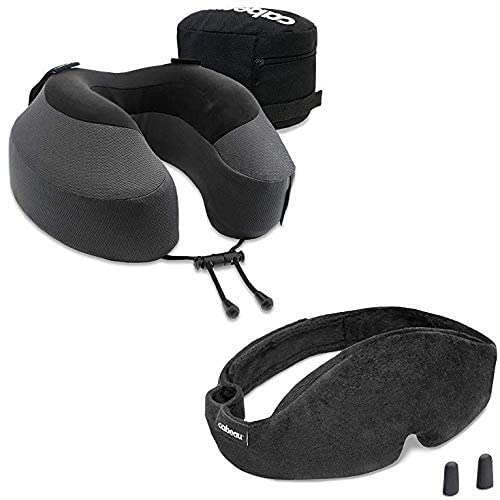 Cabeau Travel Neck Pillow and Eye Mask Set