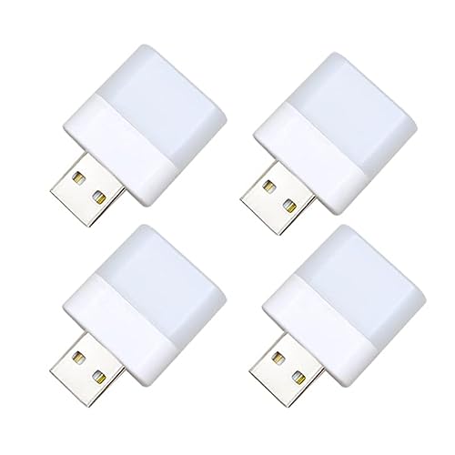 USB Mini Bulb Lights (4 Pack) - Portable and Versatile
