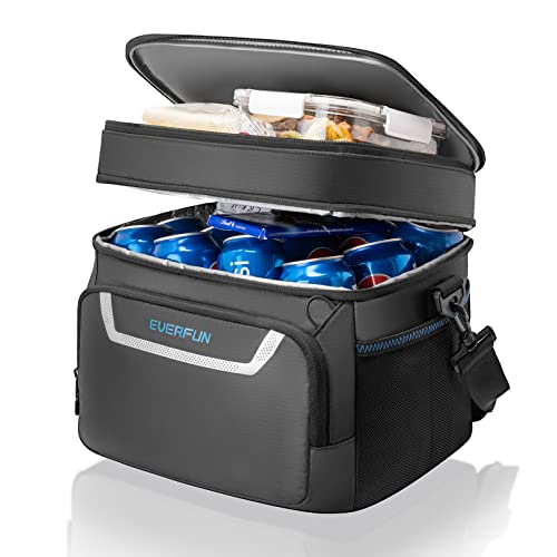 EVERFUN Insulated Cooler Bag for Travel and Picnic