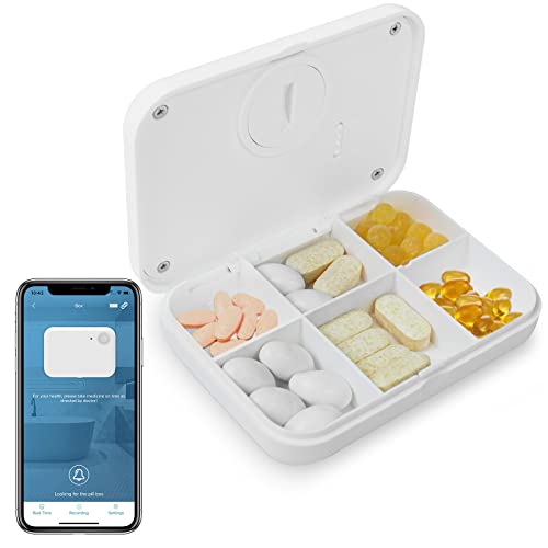 KeepUs Pill Organizer with Alarm & Smart Timing Notification