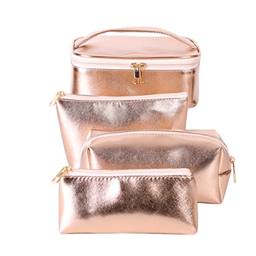 goldwheat 4pcs Makeup Bags for Women