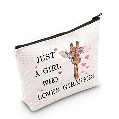 Funny Giraffe Cosmetic Bag