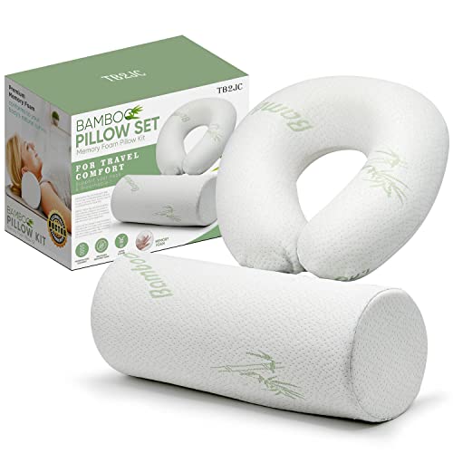 Set of 2 Lumbar roll Pillow