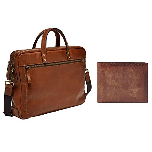Fossil Men's Haskell Messenger Briefcase Bag