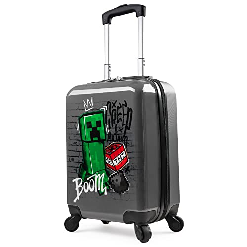 Minecraft Kids Carry On Suitcase with Wheels