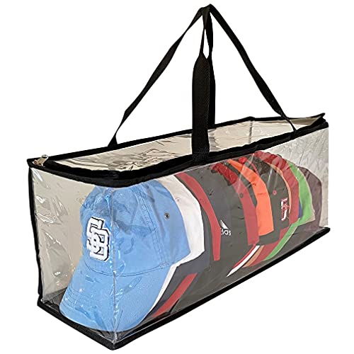 Cap Storage Bag with Zipper and Straps