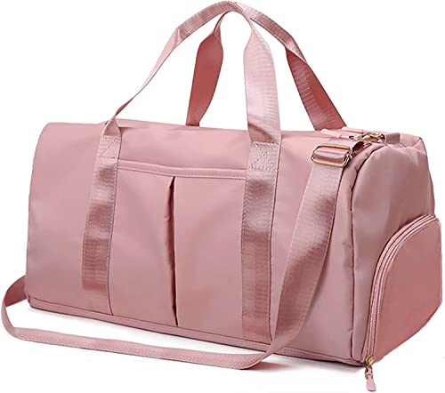 Suruid Gym Bag with Shoes Compartment - Pink