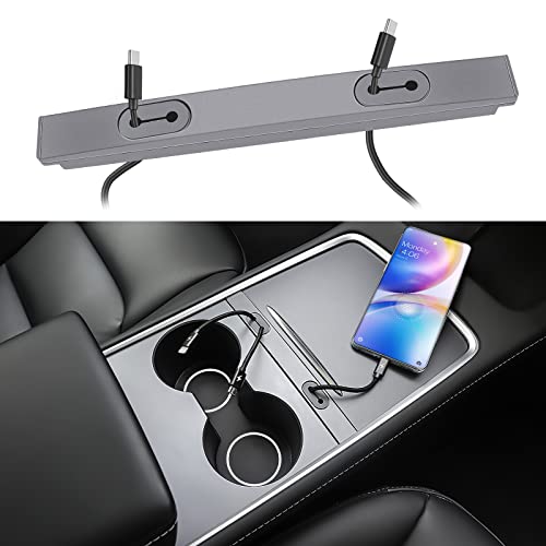 WDG USB Charging Cable Holder Organizer for Tesla