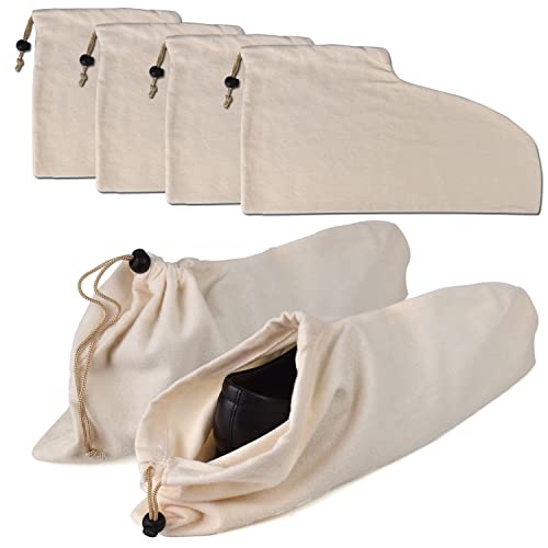 HAMBOLY Shoe Bags 6 Pack Dust Cover Storage Pouch with Drawstring Closure
