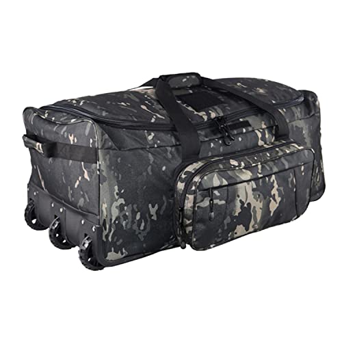 Greencity Large Capacity Wheels Rolling Duffel Bag