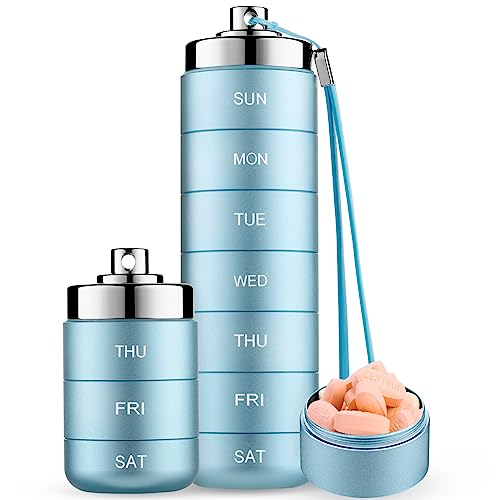 Metal Pill Organizer Weekly