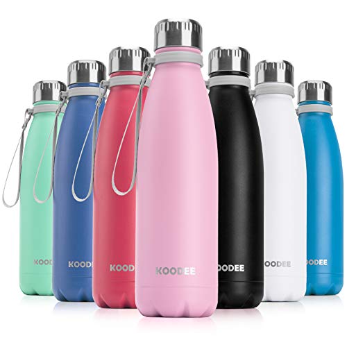 KOODEE Stainless Steel Insulated Sports Water Bottle