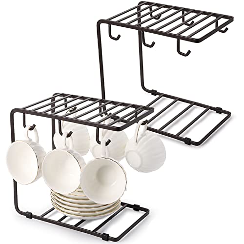 Hedume Vintage Metal Mug Rack Holder