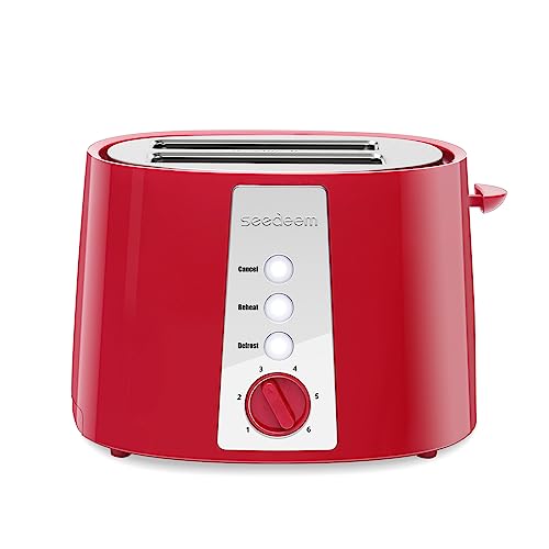 SEEDEEM Retro Red Toaster