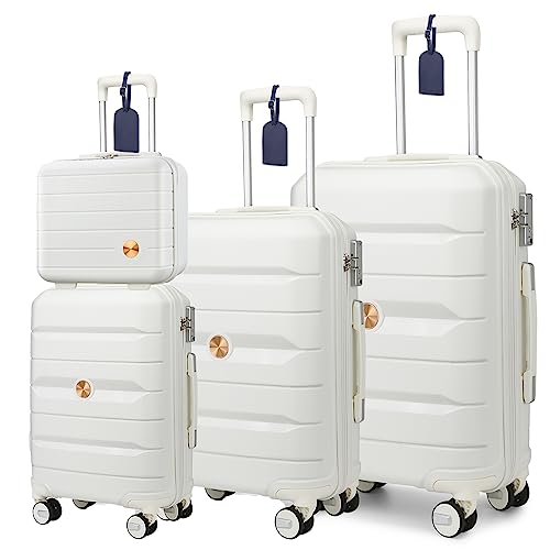 Somago Luggage Set - Lightweight Hardshell Spinner Suitcase with TSA Lock