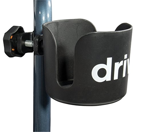 Universal Clamp-On Cup Holder For Wheelchair and Walker