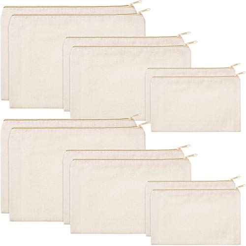 Canvas Cosmetic Bag Multipurpose Pouch for Travel and Storage Canvas Cosmetic Bag Multipurpose Pouch for Travel and Storage