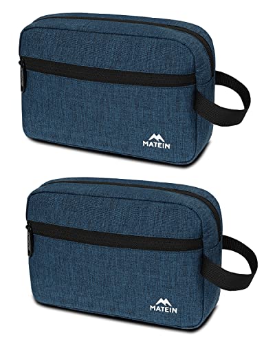 Waterproof Dopp Kit Toiletry Bag for Men (2 Packs)