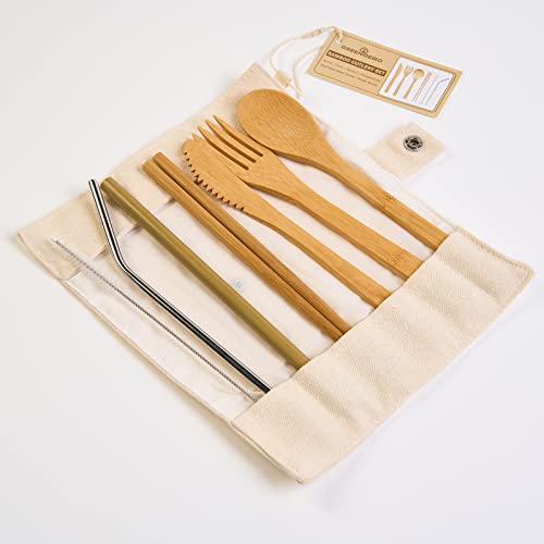 Bamboo Travel Utensil Set