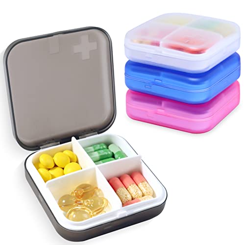Travel Pill Case - Small Portable Medicine Container