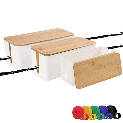 Cable Management Box Organizer Set