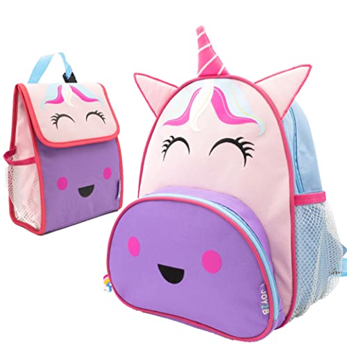 Unstoppable Unicorn Toddler Backpack with Lunch Bag