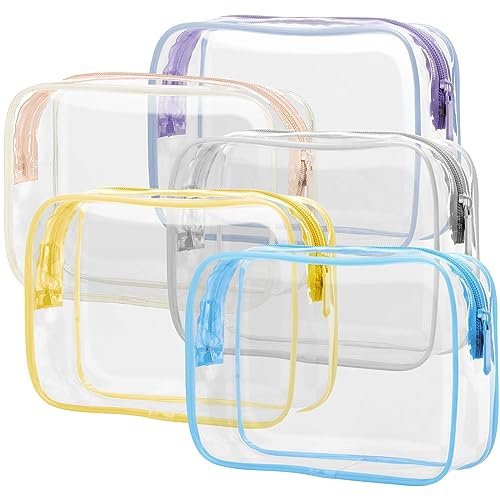 TSA Approved Toiletry Bag 5 Pack