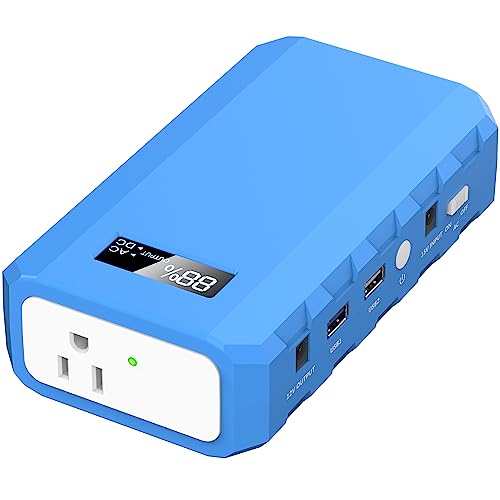 Portable Power Bank with AC Outlet and USB Ports