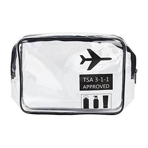 Clear Toiletry Bag - TSA Approved Travel Carry On
