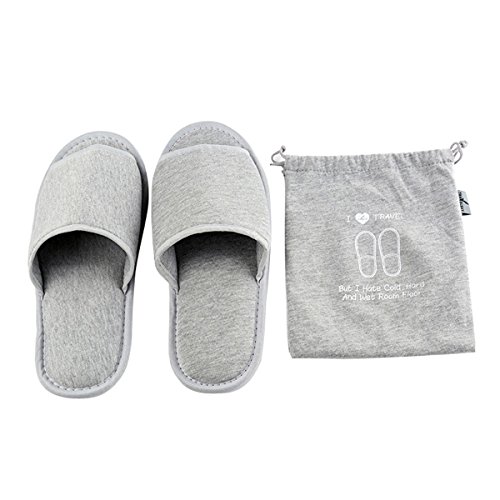 Comfysail Foldable Portable Slippers with Storage Bag