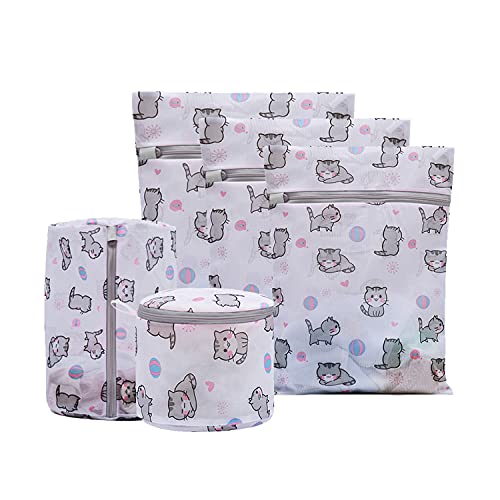 Xducom Mesh Laundry Bags, Set of 5 - Delicate Laundry Bag for Washing Machine