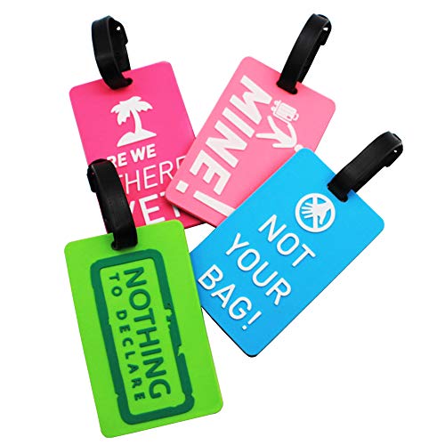 Mziart Fun Luggage Tags Set