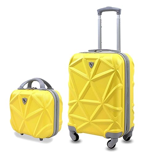 AMKA Gem Hardside Carry On and Weekender Luggage Set