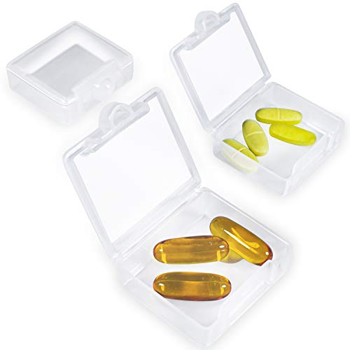 Small Pill Cases Organizers - Portable Daily Pill Holder