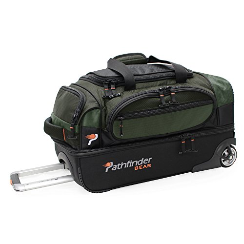 Pathfinder Gear 22 Inch Rolling Drop Bottom Duffel