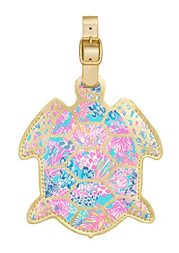 Lilly Pulitzer Turtle Luggage Tag
