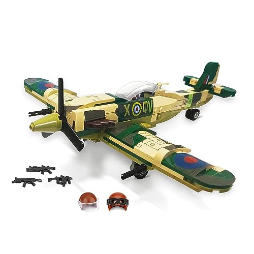 Spitfire Fighter Jet WW2 Plane Building Set