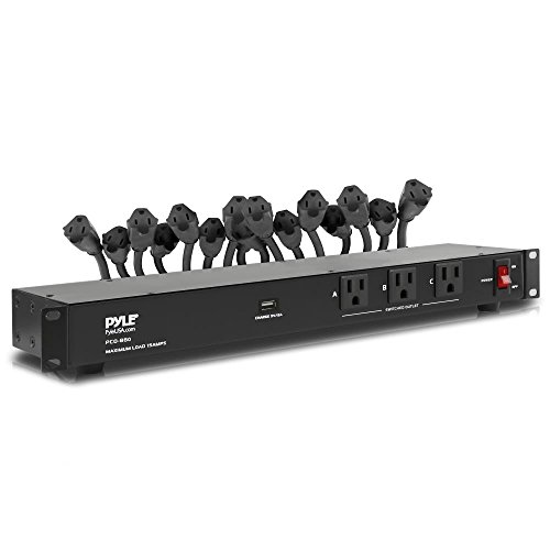 Pyle 19 Outlet Rackmount Power Distribution Unit