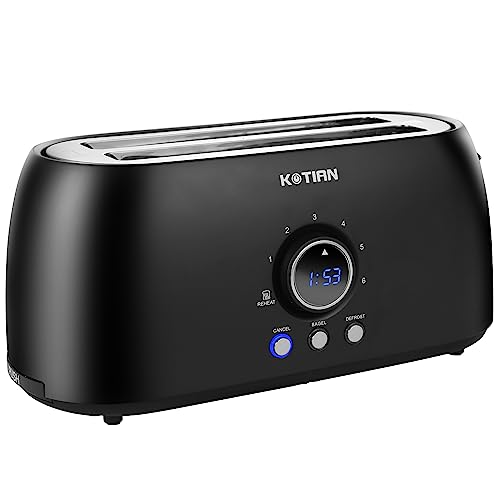 KOTIAN Retro Toaster with Countdown Timer