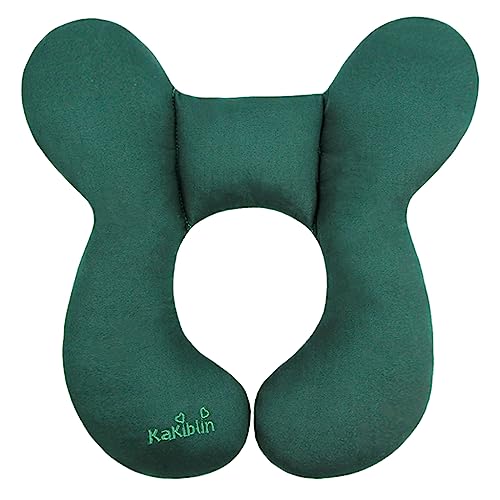 KAKIBLIN Baby Travel Pillow - Dark Green