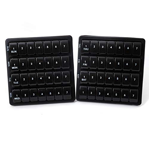 Extra Large Pill Organizer with 8 Days and 7 Compartments per Day