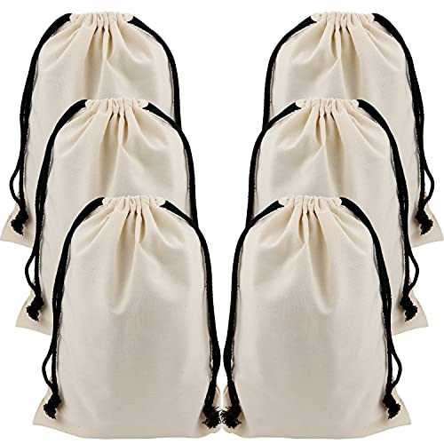 Cotton Travel Shoes Storage Bags with Drawstring