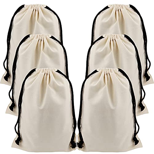 Cotton Travel Shoes Storage Bags with Drawstring