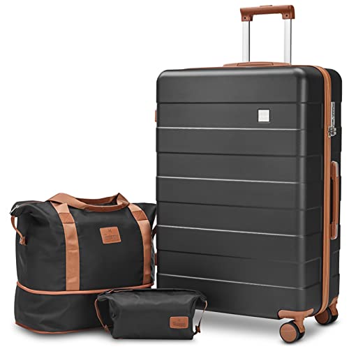 Imiomo 28-Inch Large Luggage Set with Spinner Wheels and TSA Lock