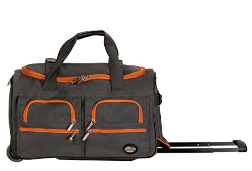 41tN9aWKPQL. SL500  - 8 Amazing Olympia Luggage 22-Inch 8-Pocket Rolling Duffel Bags For 2023