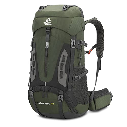 Bseash 60L Waterproof Hiking Camping Backpack