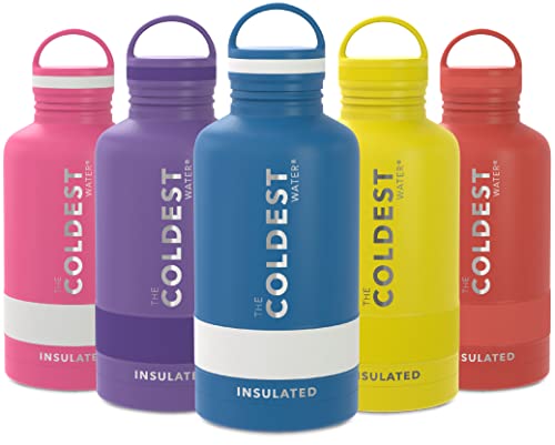 Coldest Insulated Water Bottle with Handle Lid