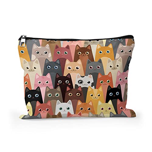 Cafl Cartoon Cat Makeup Bag