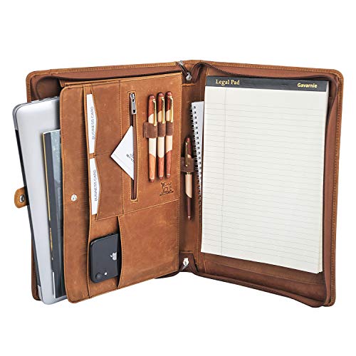 Gavarnie Leather Business Portfolio Folder