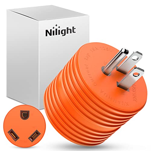 Nilight 15 Amp to 30 Amp RV Power Adapter